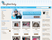 Tablet Screenshot of glovelady54.com